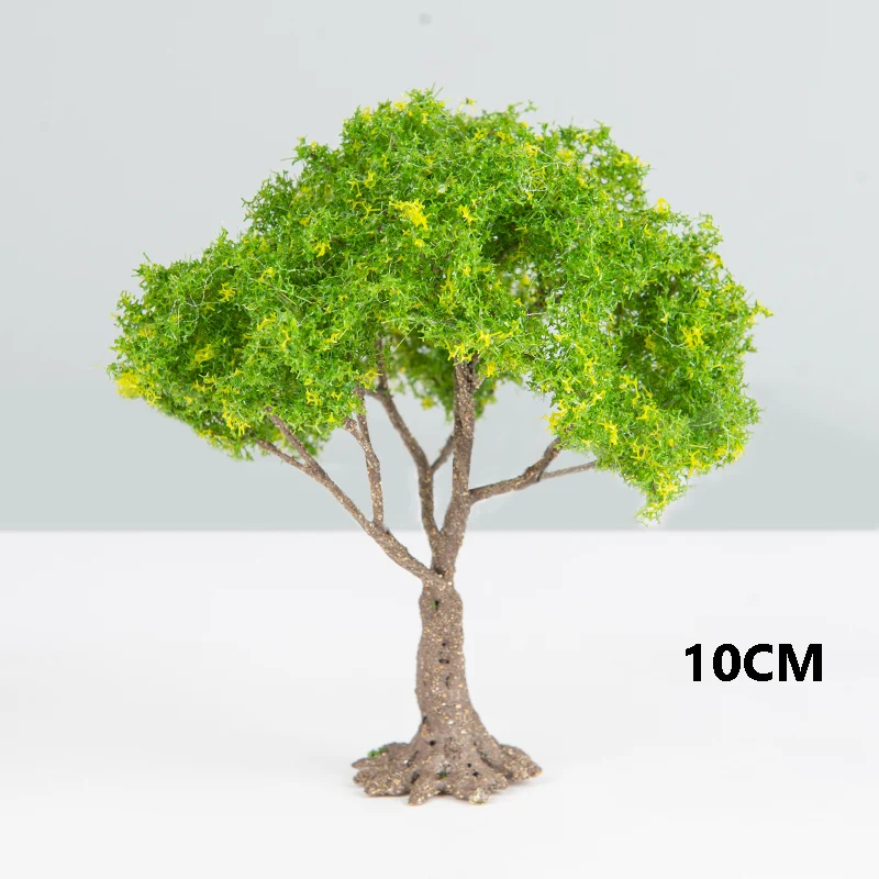 15CM/12CM/10CM Model Druty Drzewa Miniaturowy Krajobraz Zielone Drzewo Dekoracja Górskie Akcesoria Architektoniczne Modele Stołowe Piaskowe