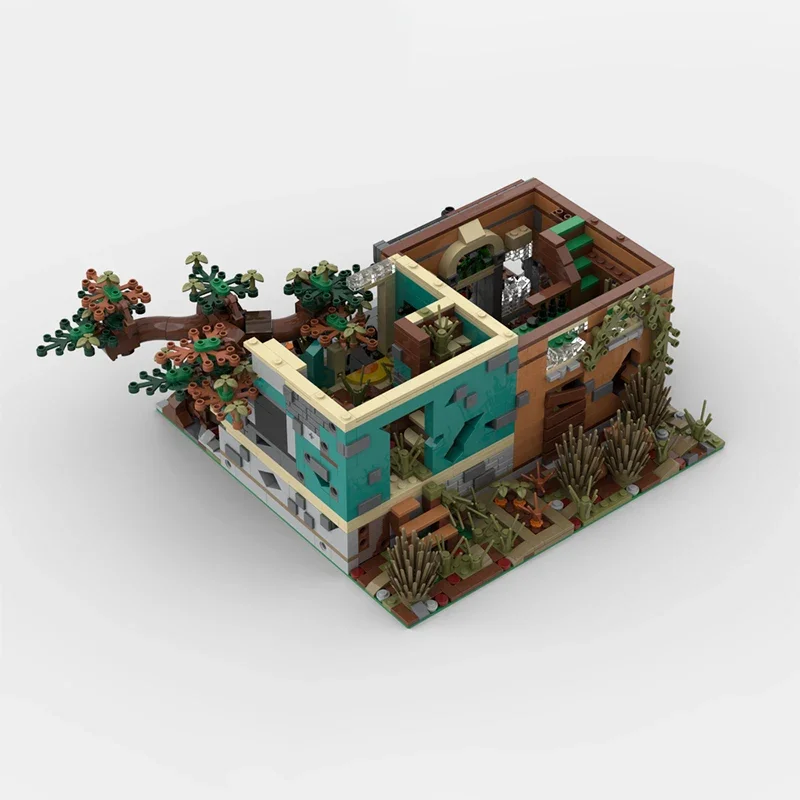 3278-Piece MOC Creator Library 10270 Apocalypse Version Modular Diy Toys Kid Gift Creative Stacking Bricks Model Building