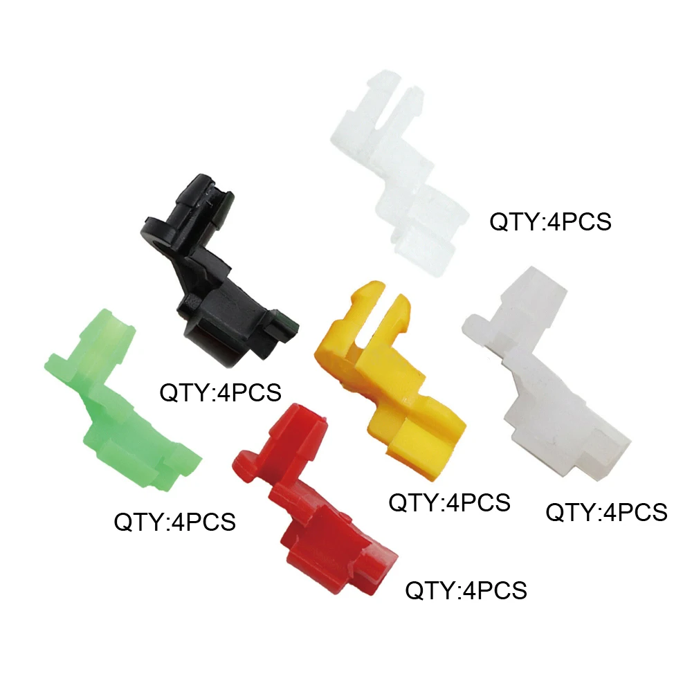 24pcs Universal Car Door Lock Mixed Clips Car Door Lock Fixing Retainers Buckle Car Lock Rod Fasteners Auto Interior Accessories