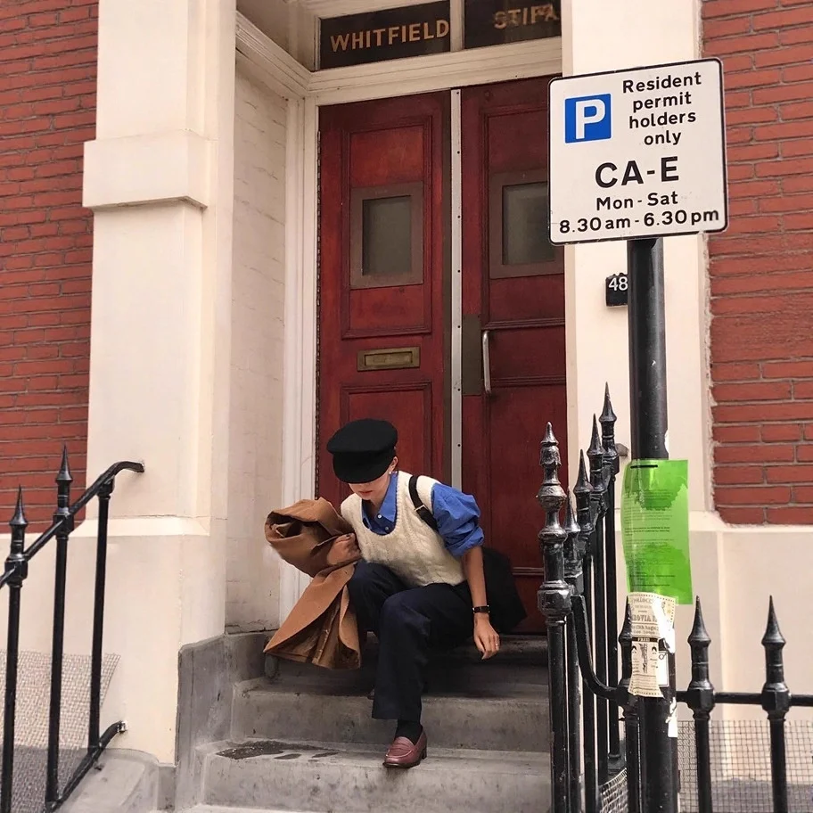 

Корейский Dongdaemun, осенне-зимний новый вязаный жилет Sle Thebarnet Eight Milk No Sve, витой вязаный женский модный топ