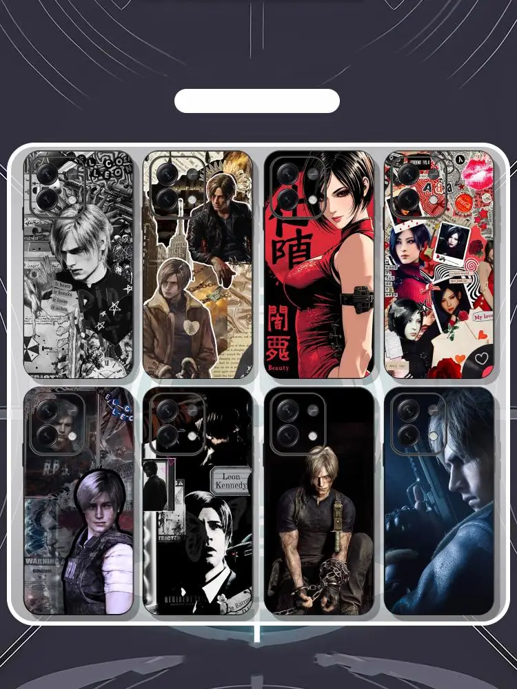 Чехол Leon X Ada Wong Hot Game Man для Redmi Note 14 13 12 11 Pro Plus S 5G 14C A3, мягкий черный чехол для телефона