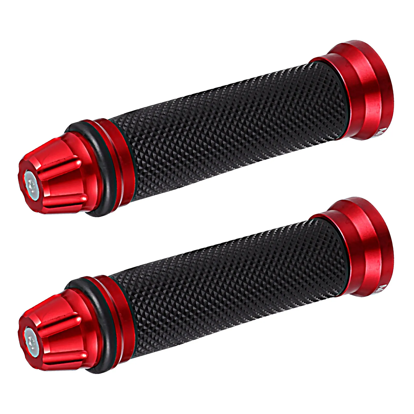 1Pair Motorcycle Hand Grips Premium Material Comfortable Surface Safe Driving Grip Protector for Motorbike Handlebar and Bar End