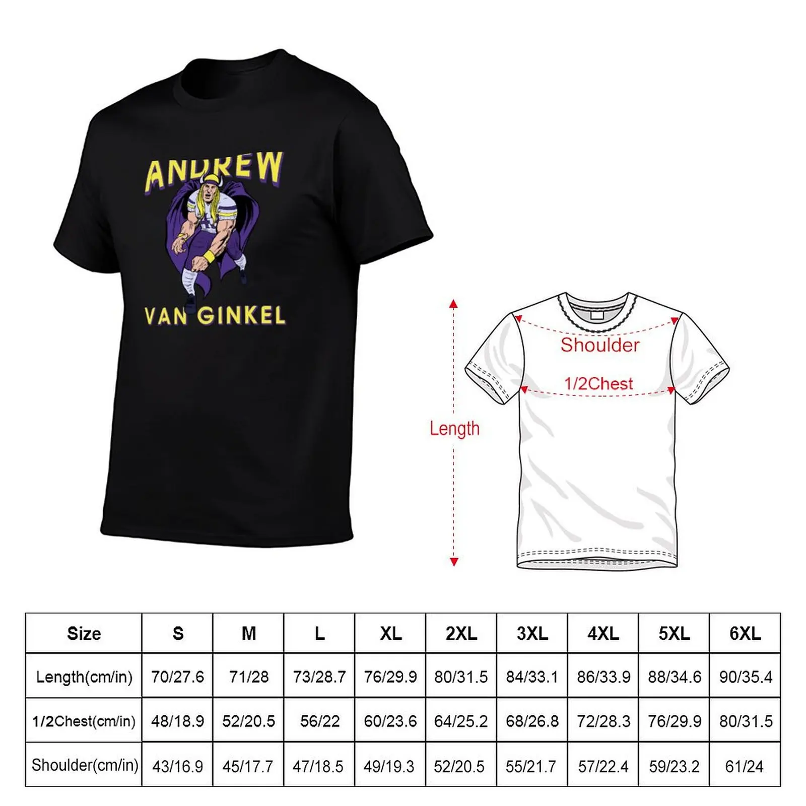 Andrew Van Ginkel T-Shirt Plus Size Everyday Tee Shirt