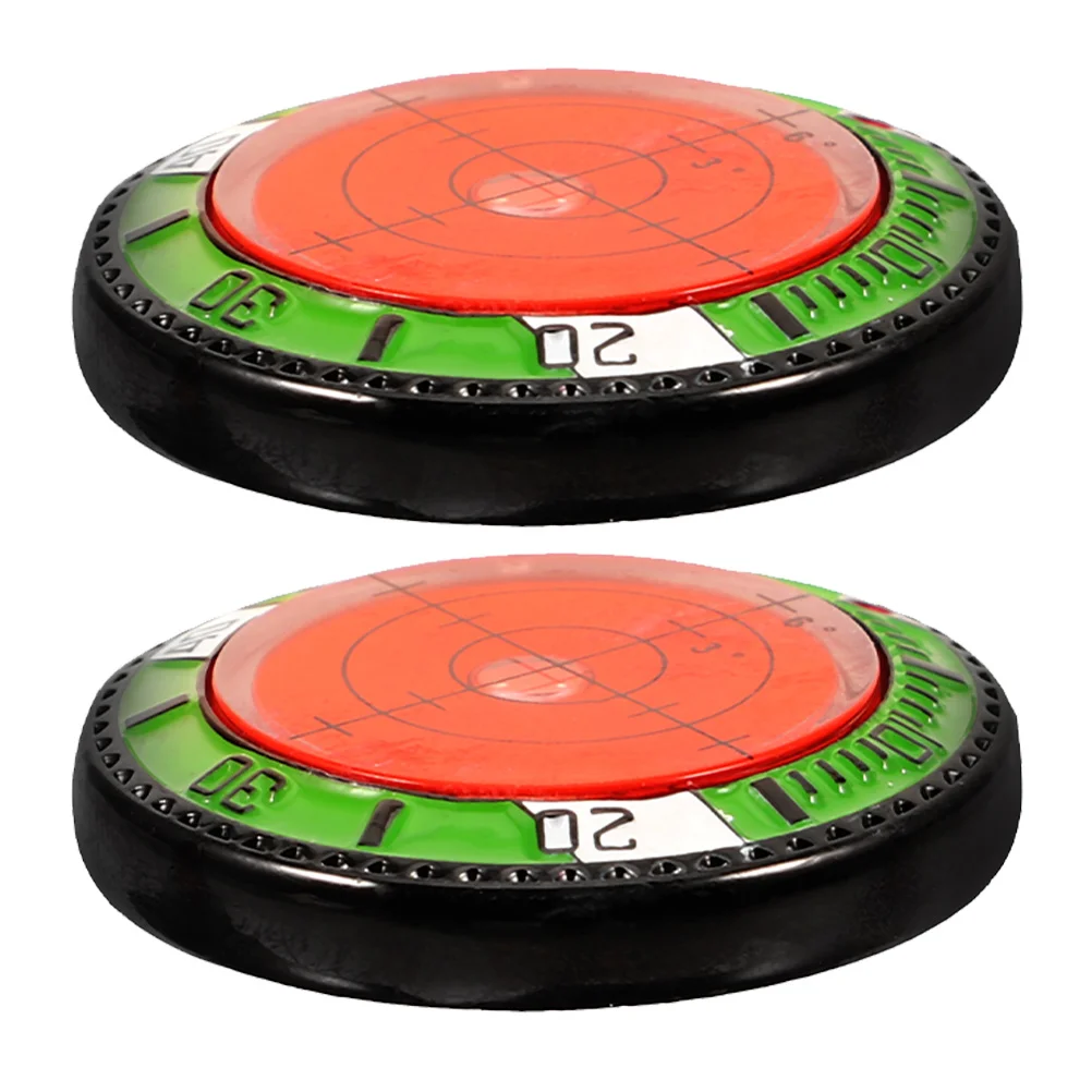 2 قطعة علامات كرة جولف صديقة للبيئة سهلة الاستخدام وقابلة للاستبدال لوازم خارجية كرات جولف علامة علامات الموضع