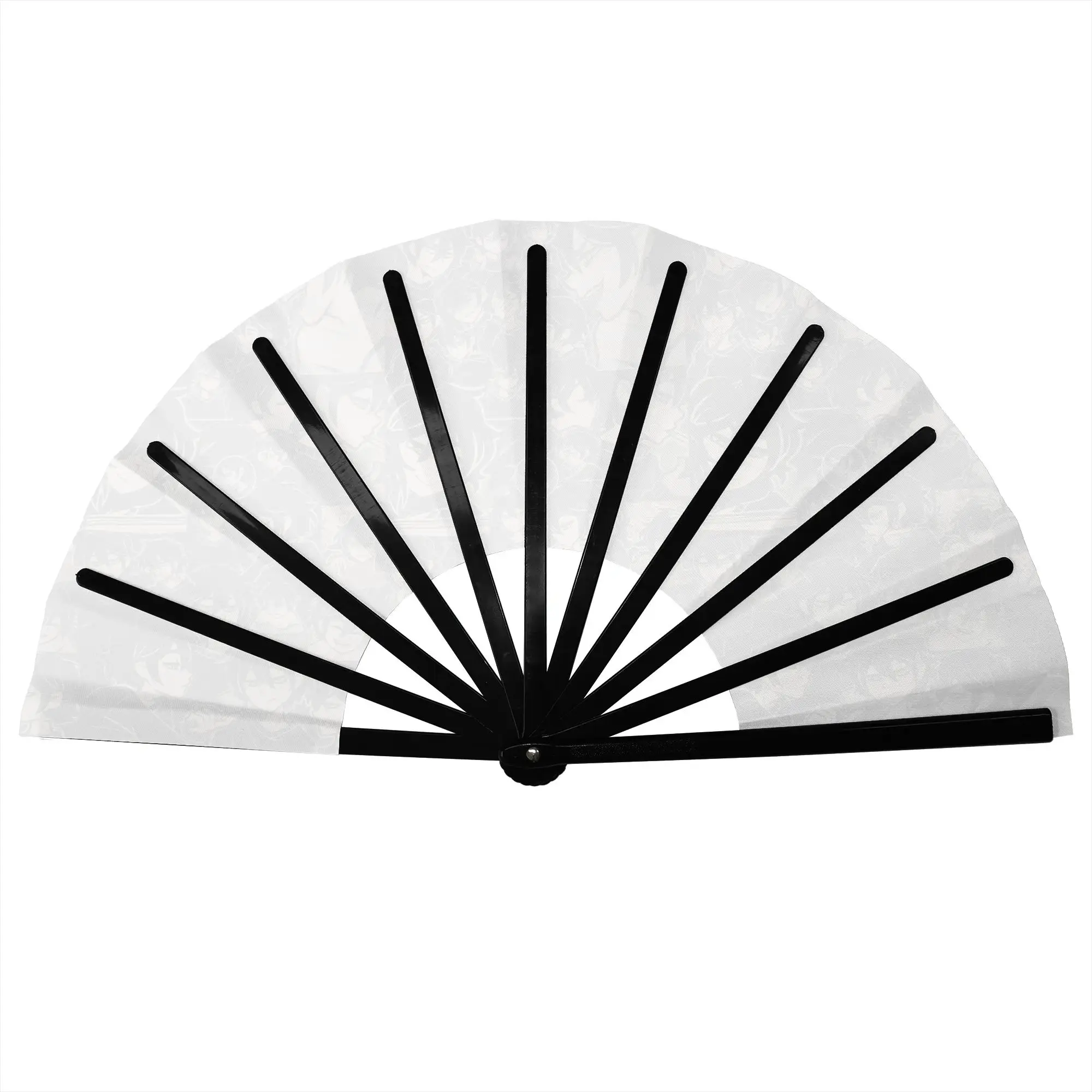 Hot Horror A-Andys L-Leyleys Folding Fan Chinese Style Dark  High-Quality Polyester Fans Gift Classic Decorative Hand Fan