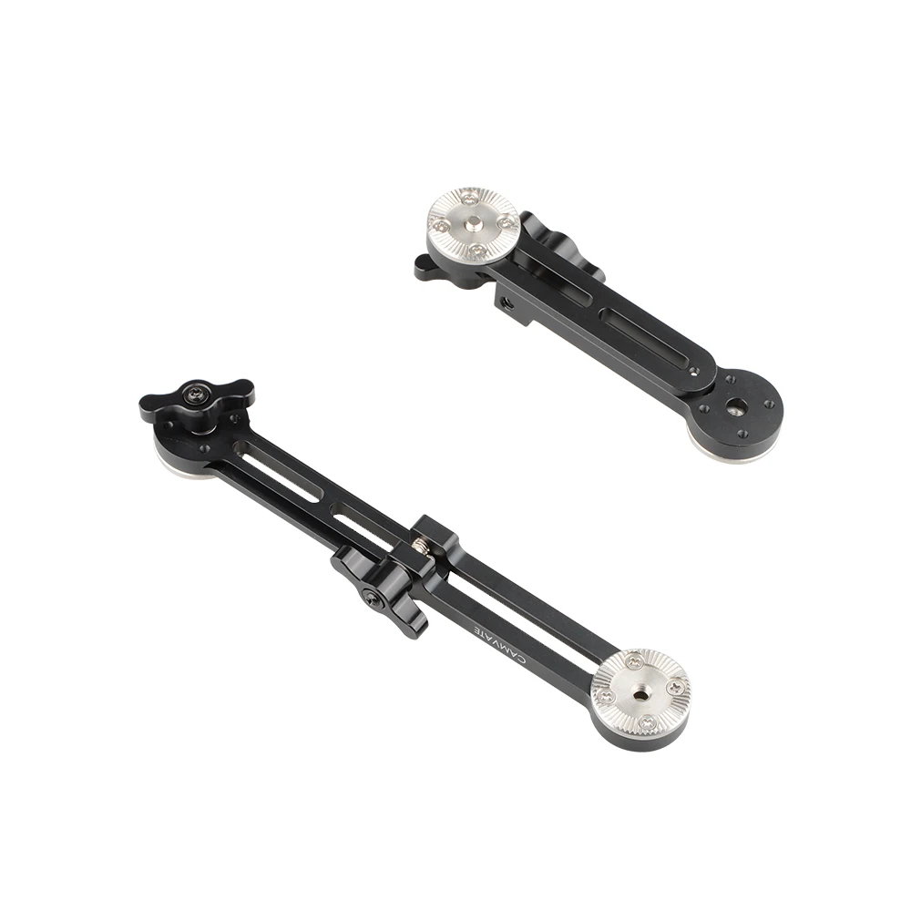 CAMVATE Adjustable Extension Arm ARRI Handle Connector With Dual ARRI Rosette M6 Mounts For DSLR Camera Shoulder Support Rig