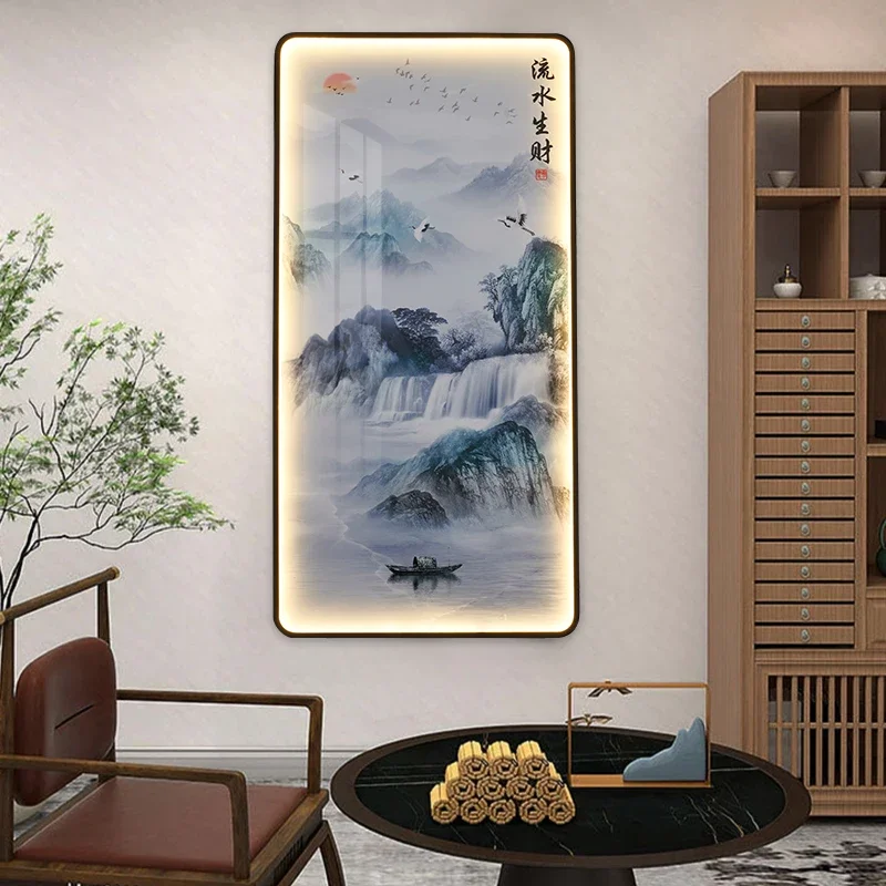 Hongcui Modern Picture Wall Light LED Chinese Creative Simple Mural Sconce Lamp For Home Living Room Study Corridor Decor