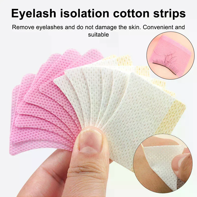 /Kuz/Disposable Cotton Eyelashes Patch Sticker For Removing Eyelashes Eyeshadow  Eye Pads Patch Eyelash Extension Makeup 40Pcs