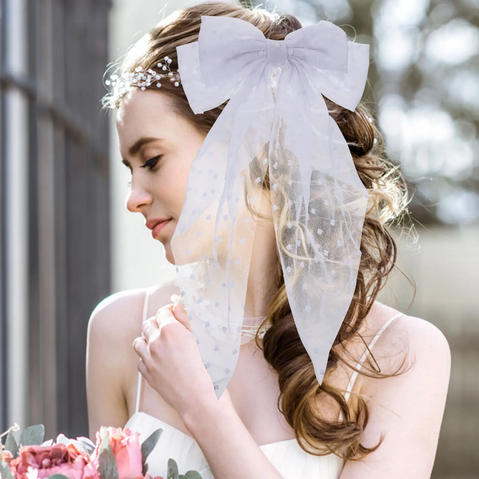 

3Pcs Hair Clips Bow Spring Large Bow Hair Bows for Women Girls Festival Travel Daily Wear Accessories Accessories for Teen Girls