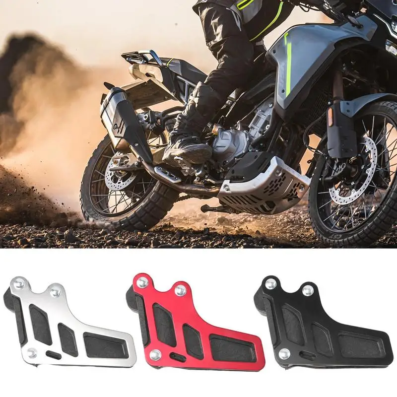 Lower Chain Guard Aluminum Alloy Chain Clutch Guard Cover Motorcycle Chains Guard For Avoiding Rails Repels Dust Sand Water