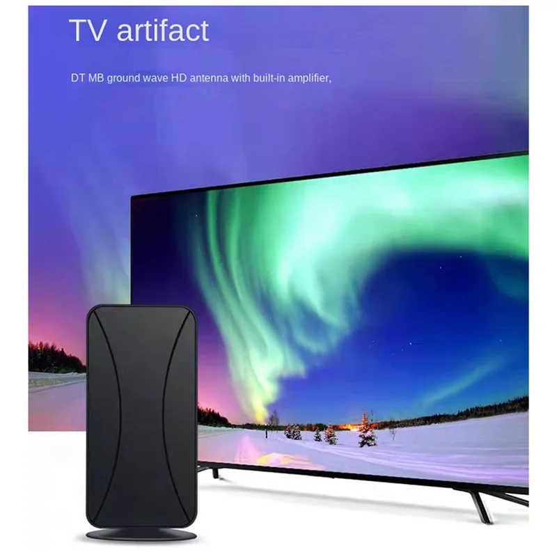 【마지막 기회!】4K HD 디지털 DVB-T2 TV 안테나 1080P 신호 부스터 DVB-T2 TV 안테나 지상파 HD TV 안테나