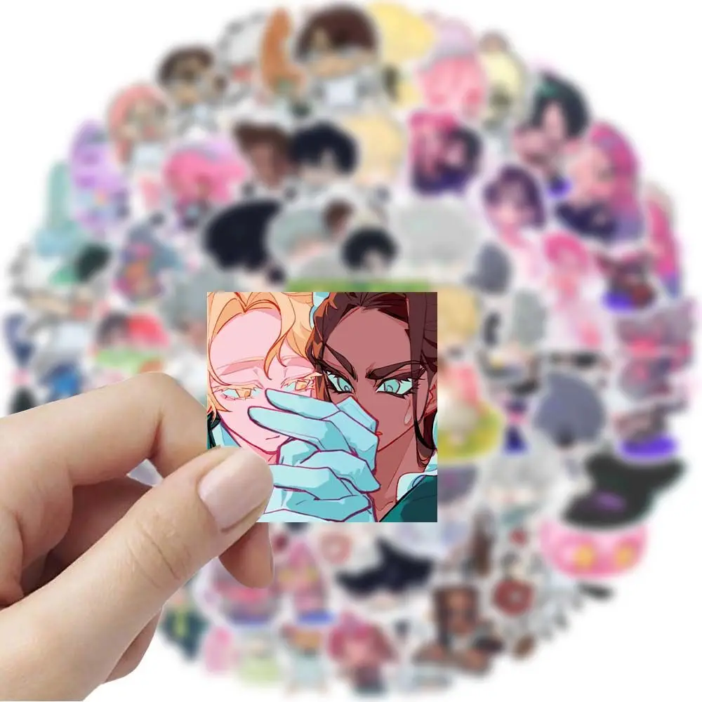 80 pièces Anime Alien scène Mizi Ivan jusqu'à Sua Cosplay autocollants dessin animé décalcomanie ordinateur portable téléphone vélo voiture autocollants imperméables cadeau