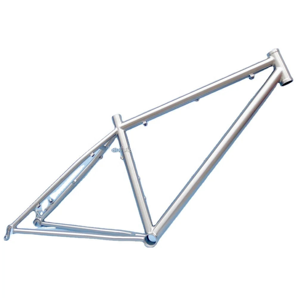 

Standard 26-inch Titanium MTB Bicycle Frame with Postmout Brake, HFT-T1641B