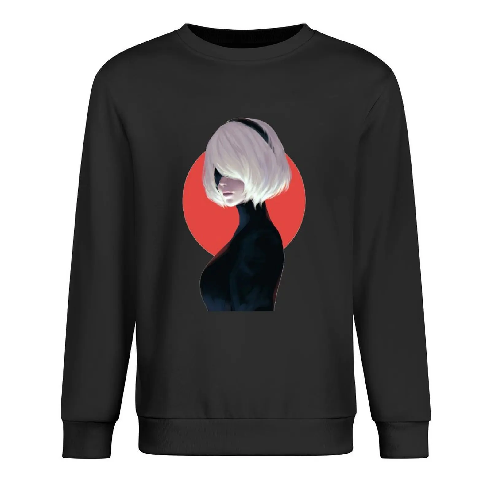 

Nier automata 2B Pullover male clothes men's autumn clothes men clothing men's sweat-shirt new sweatshirts