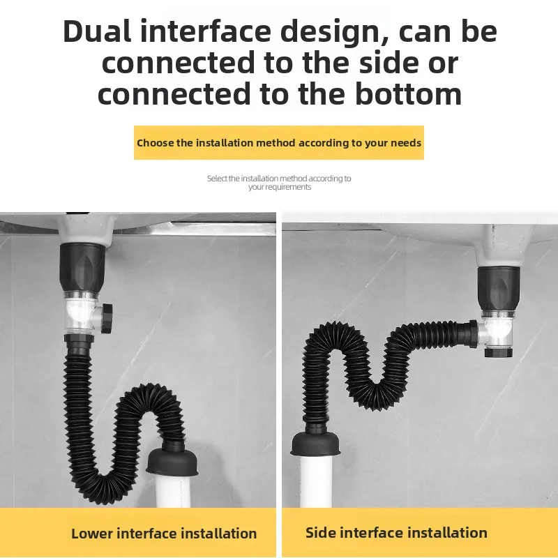 Antique-style basin drainpipe Retro washbasin pop-up waste European-style basin anti-odour trap