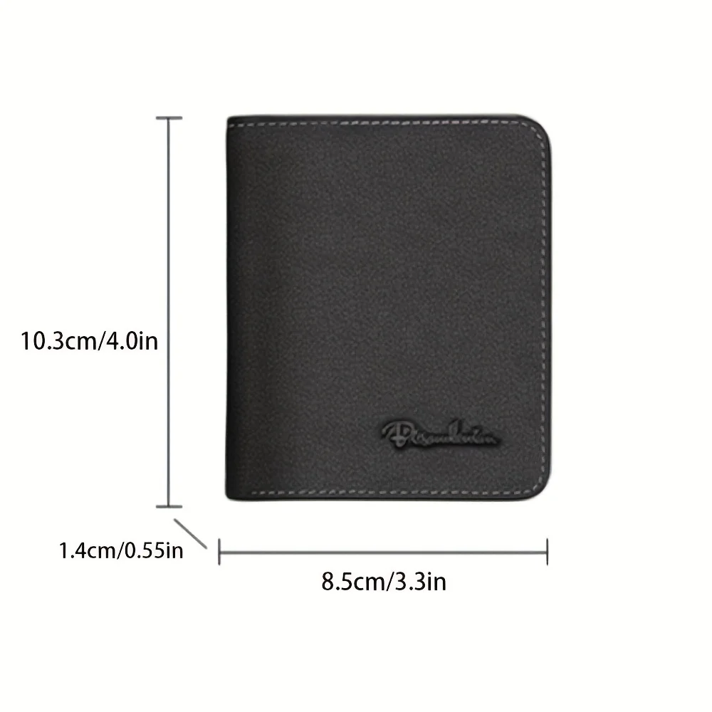 Genuine Leather Men Wallet Mini Short Male Purse Card Holder Soft Cowskin Money Bag Brand Luxury Men Gift