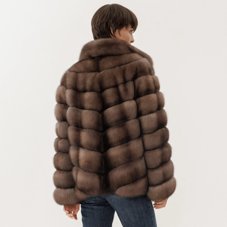 Cappotto invernale per donna giacca di pelliccia di volpe naturale cappotti di vera pelliccia di volpe cappotto di pelliccia corto di lusso alta Qulity nuovi arrivi