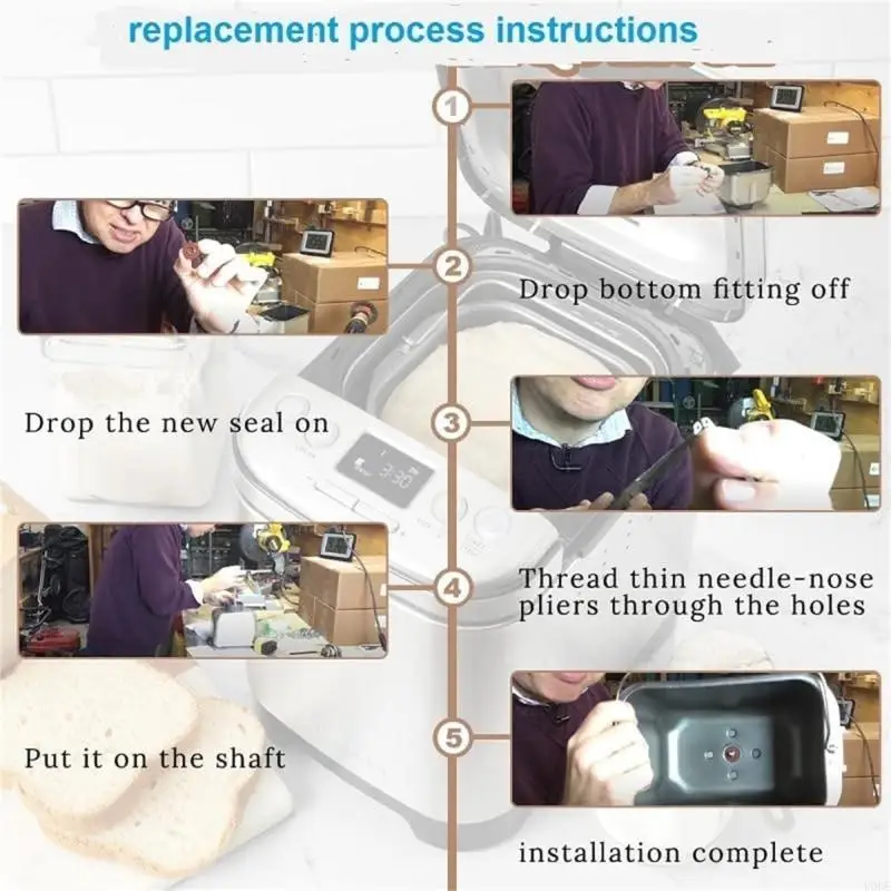   Practical Bread Machine Oil Seals and Shaft Rings Resistant to Heat and Pressure
