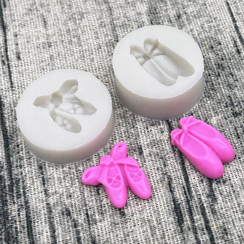 Mini Ballet Shoes Silicone Sugarcraft Mold Chocolate Cupcake Baking Mold Fondant Cake Decorating Tools