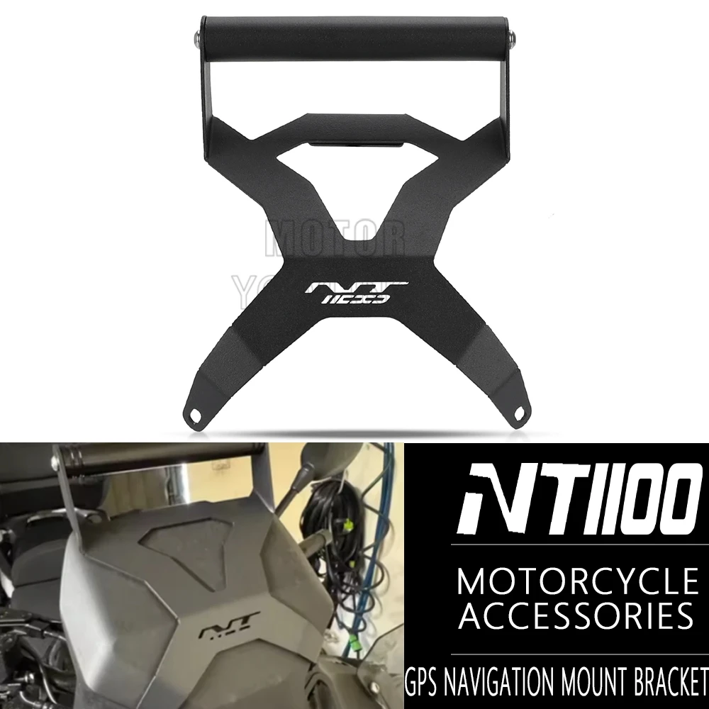 NT1100 2024 Supportor Navigation For HONDA NT 1100 2022 2023 Accessories Motorcycle GPS Navigator Bracket Mobile Phone Holder
