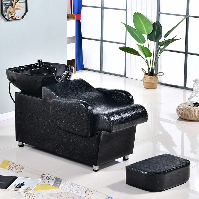 Salon Chair for Hair Stylist Professional Beauty Chairs Cheap Hairdressing Shampoo Bowl Bed Sandalye Fumigate Machine Washing