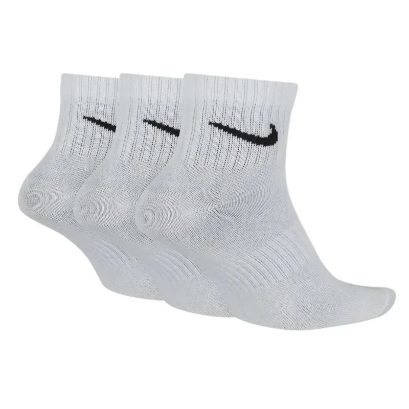 Nike Unisex White Lightweight and Quick-drying Training Socks Comfortable and Soft Breathable and Casual