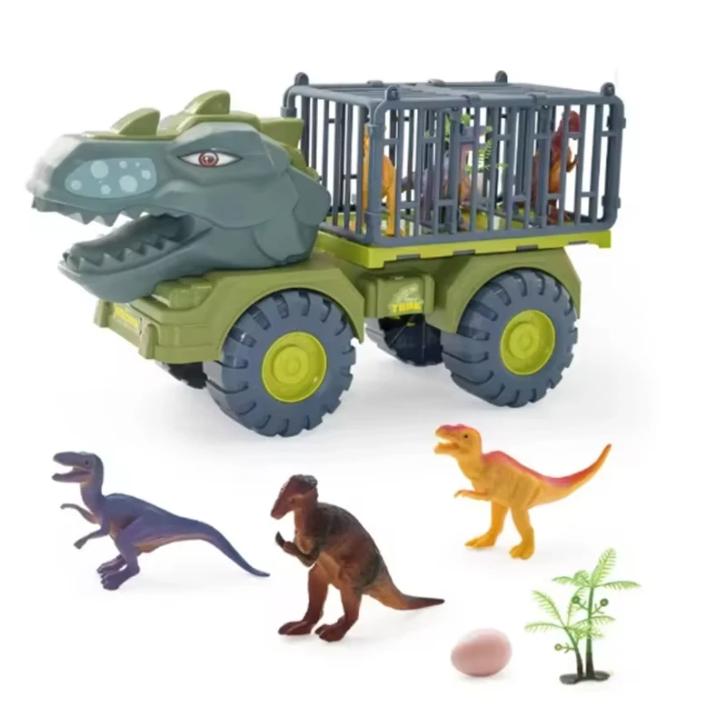 

Dinosaur Engineering Car Dinosaur Truck Transport Carrier Vehicle Dino Animal Model Children's Toy Vehicle