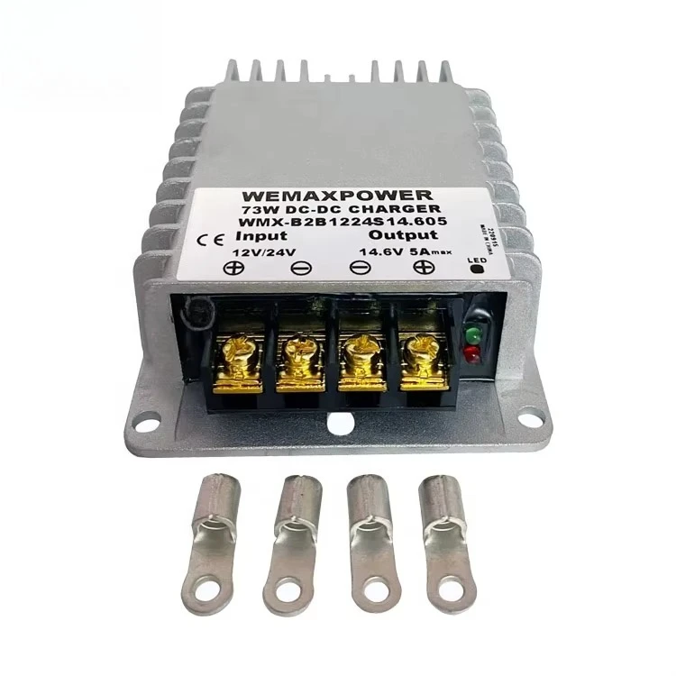 Waterproof Buck Boost Converter Boat Lithium Battery Charger