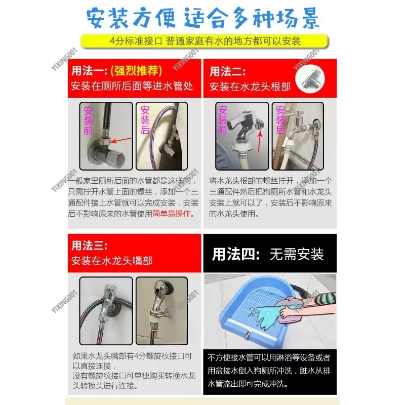 

Automatic Pet Toilet for Small Dogs And Cats with Direct Drain Easy Clean Potty Training Solution for Cats And Dogs