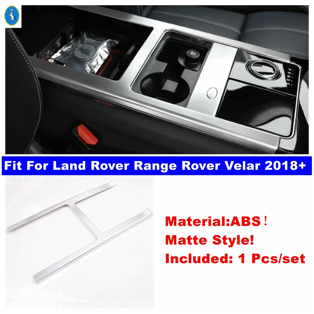 

Gear Shift Stalls Box Control Panel Cover Trim Fit For Land Rover Range Rover Velar 2018 - 2022 Matte Car Interior Accessories