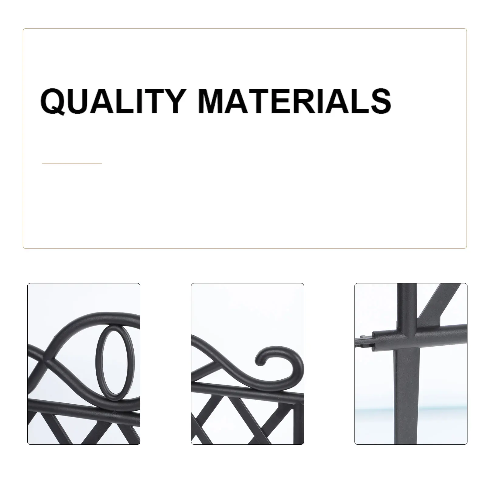 

Plastic Splicing Small Fence Decorations Lightweight Sturdy Garden Fence Adornment Scene Ornament Dog Barrier Landscape Border