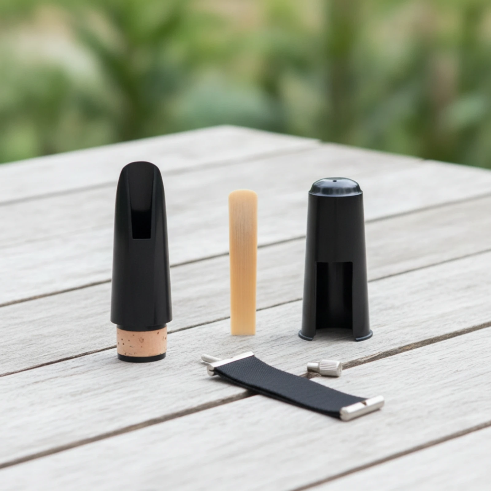 Clarinet Mouthpiece Metal Clarinet Mouthpiece with Ligature Ligature Fastener Long-Lasting Easy to Install for Players, Practice