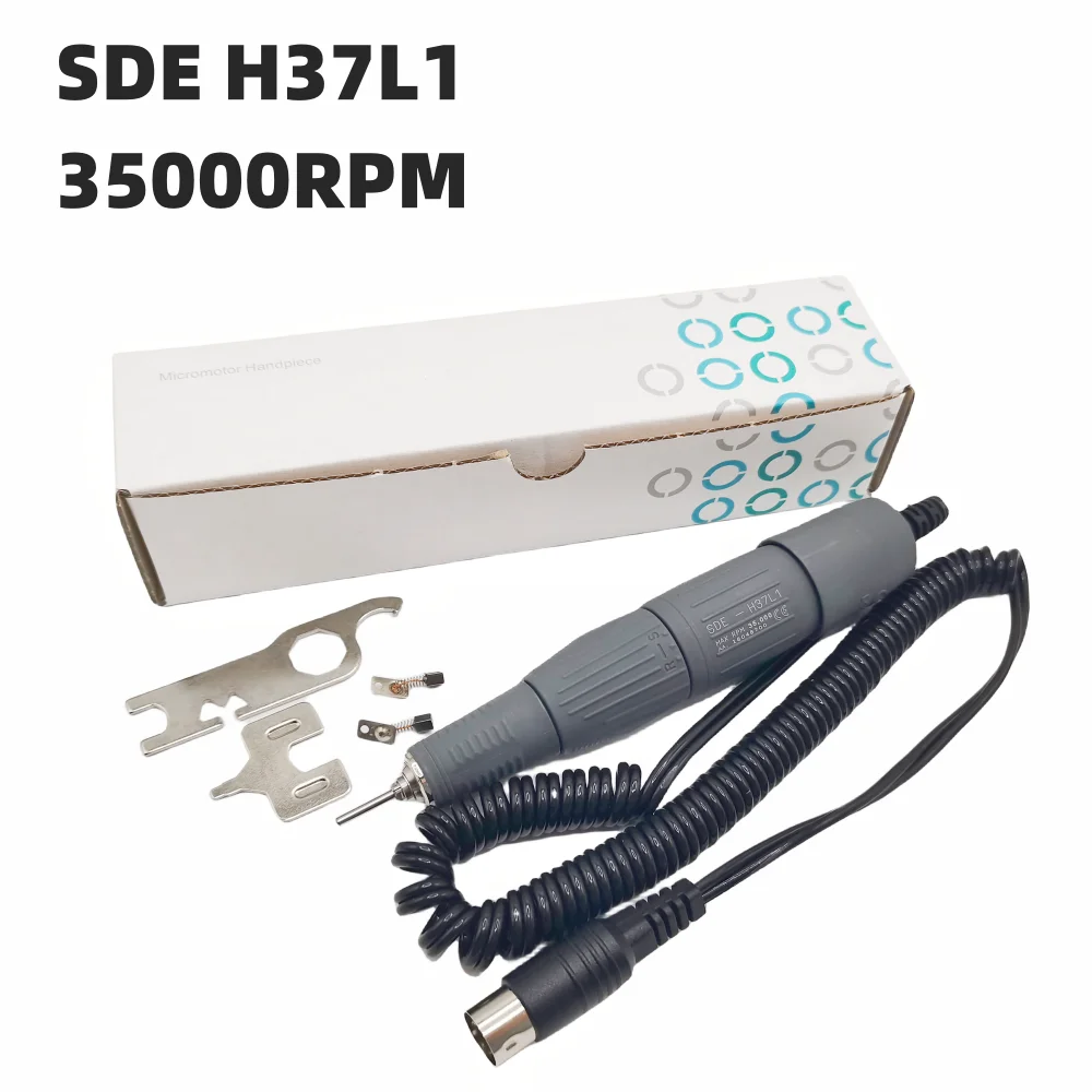 65W Strong 210 Nail Drill H37L1 H37LN Polishing Handle For Champion-3 BT Marathon Milling Cutter Manicure Machine Grinding Set