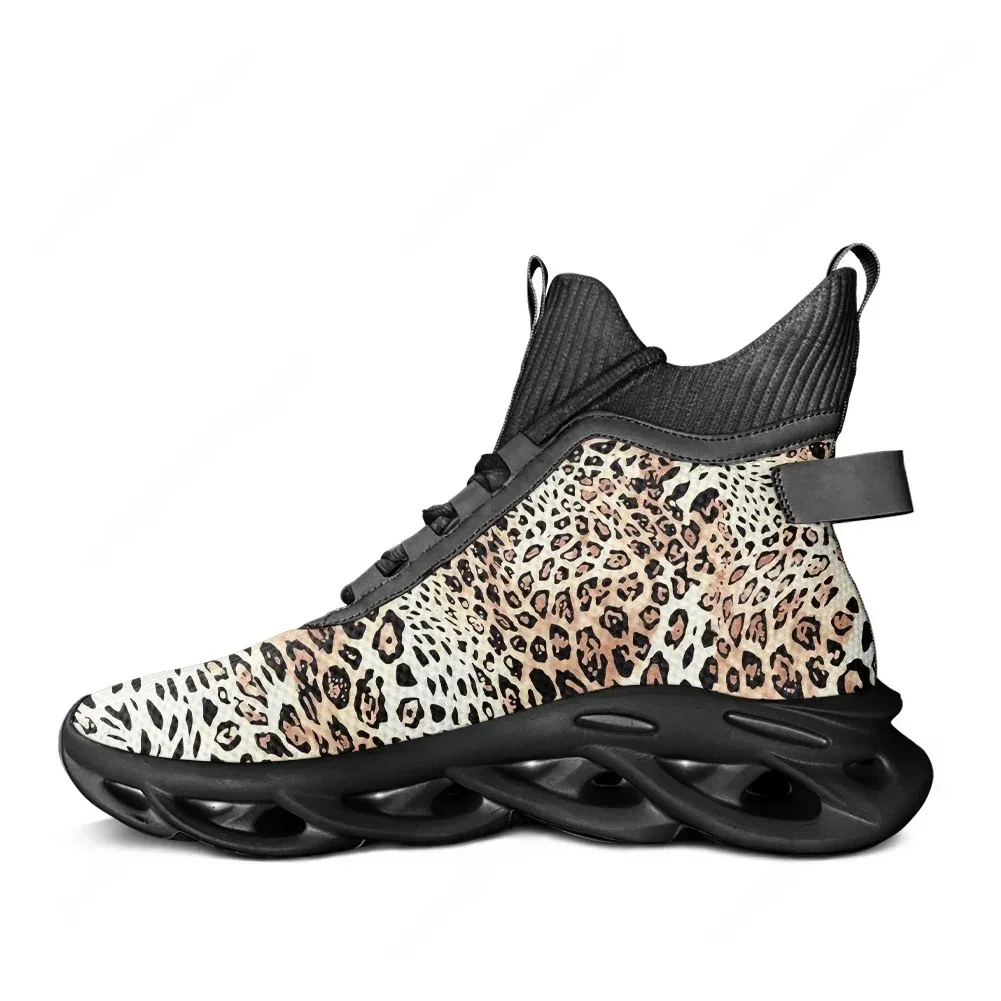 

Snake Pattern Print High Top Sneakers Animal Men Women Teenager Sports Shoes Comfortable Lace Up Mesh Footwear Custom Shoe