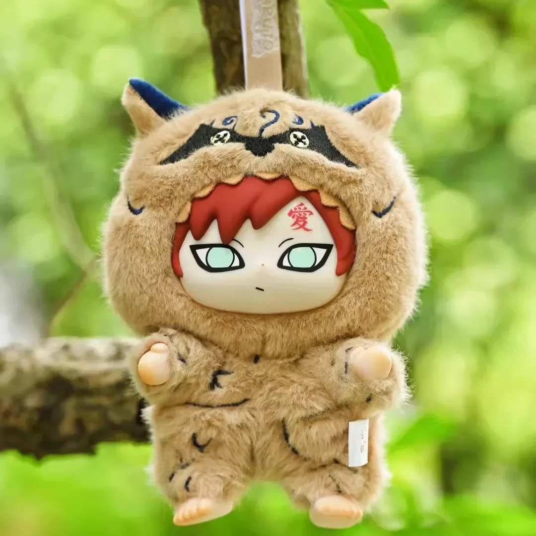 Naruto Beast Party Series Vinyl Figure Plush-Like Texture Blind Box Chibi Kakashi Sasuke Collectible Friend's Gift Christmas