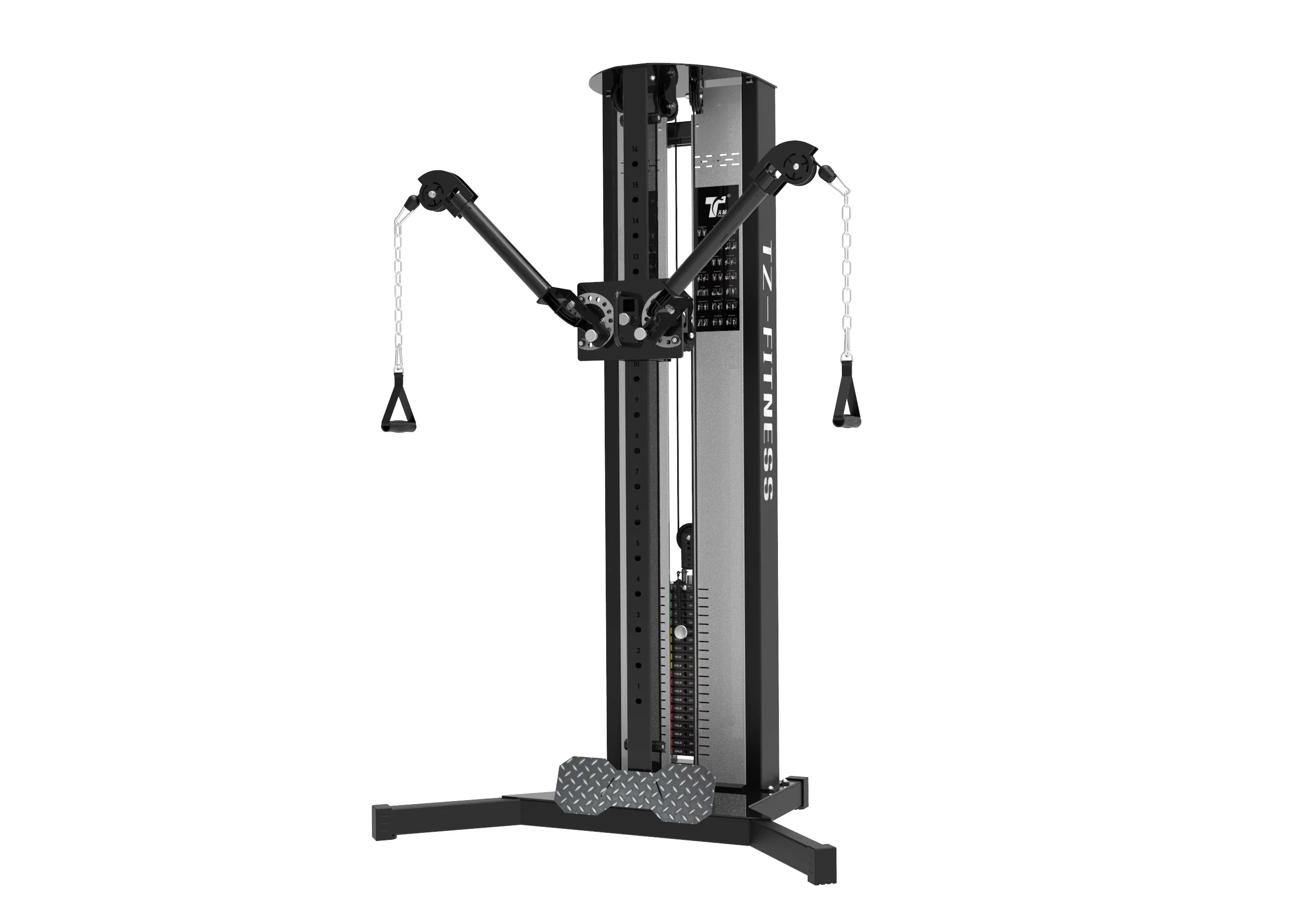 Multi Functional Trainer Cable Crossover Home Gym Multi Station Equipment