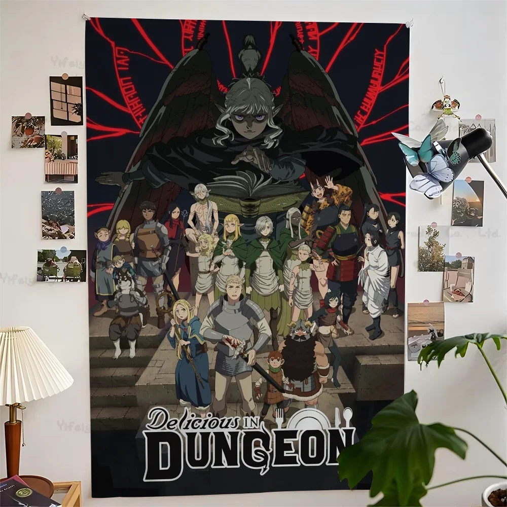 

Delicious In Dungeon Tapestry Art Printing Cheap Hippie Wall Hanging Bohemian Wall Tapestries Mandala Art Home Decor