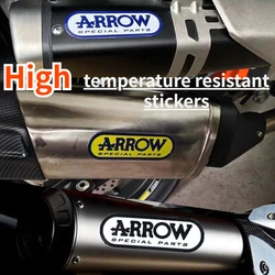 Metal Sticker Motorcycle Modification OHLINS ARROW Exhaust Pipe Aluminum Label Personalized Decoration High Temperature Resistan