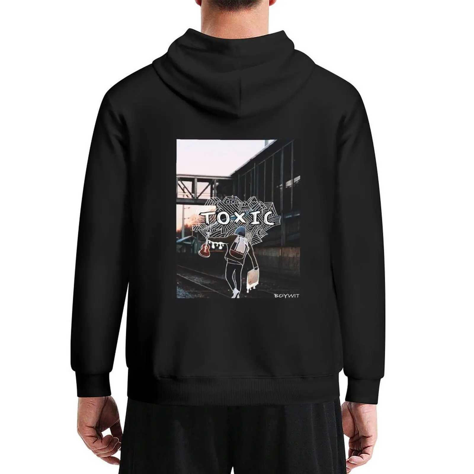 

boywithuke Toxic Hoodie men clothing anime clothes japanese style winter clothes men's hoodie sweatshirt