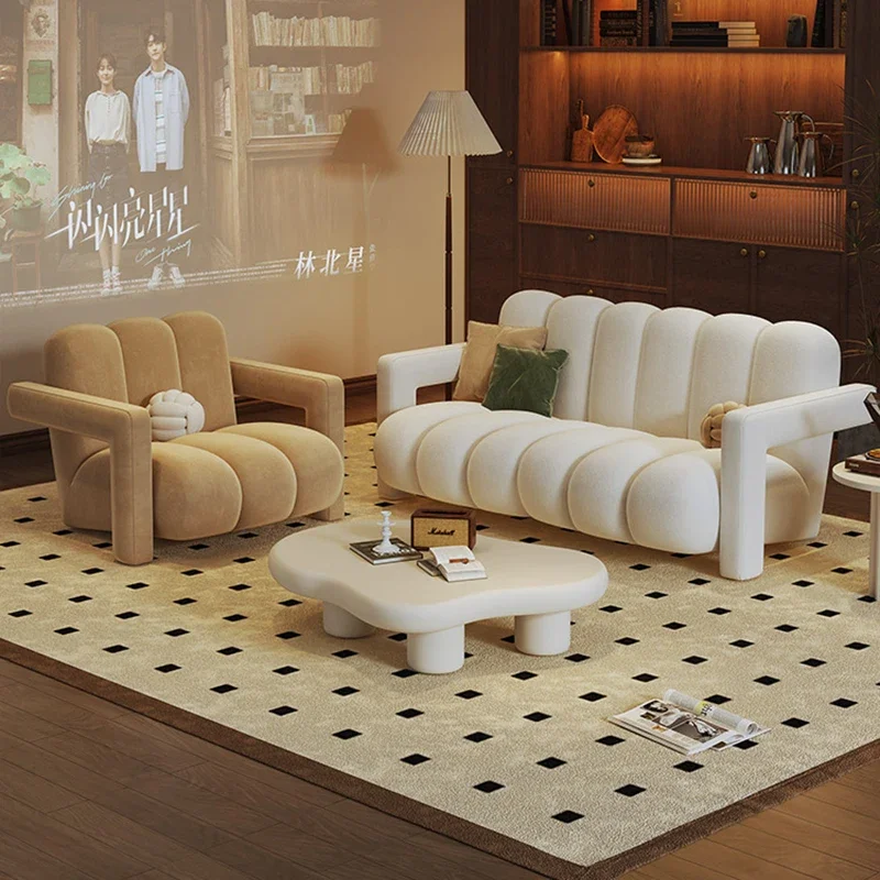 

Reclining Patio Living Room Sofa Nordic Sectional Style Living Room Sofa Salon Accent Floor Tabourets De Bar Theater Furniture