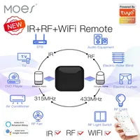 MOES WiFi RF IR Universal Remote Controller RF Appliances Appliances Tuya Smart Life App Voice Control via Alexa Google Home