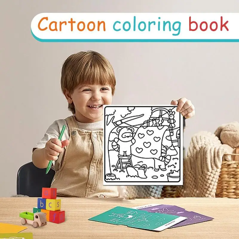 

Coloring Books For Kids Cute Cartoon Drawing Notebook For Girls Goodie Bags Fillers Coloring Books For Home School Traveling