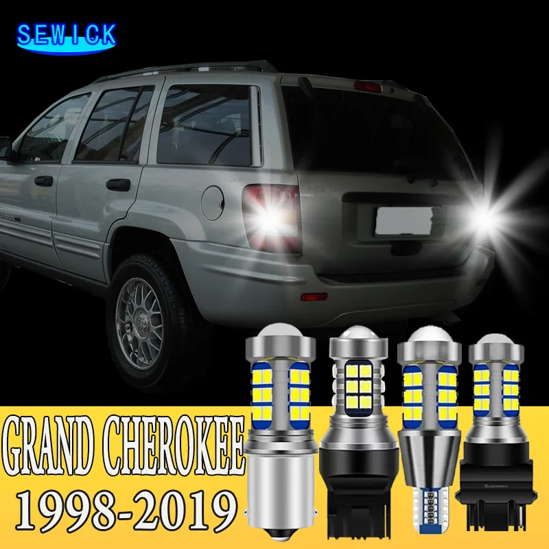 2pcs LED Reverse Light Backup Bulb Accessories For Jeep Grand Cherokee 1998-2019 2008 2009 2010 2011 2012 2013 2014 2015 2016