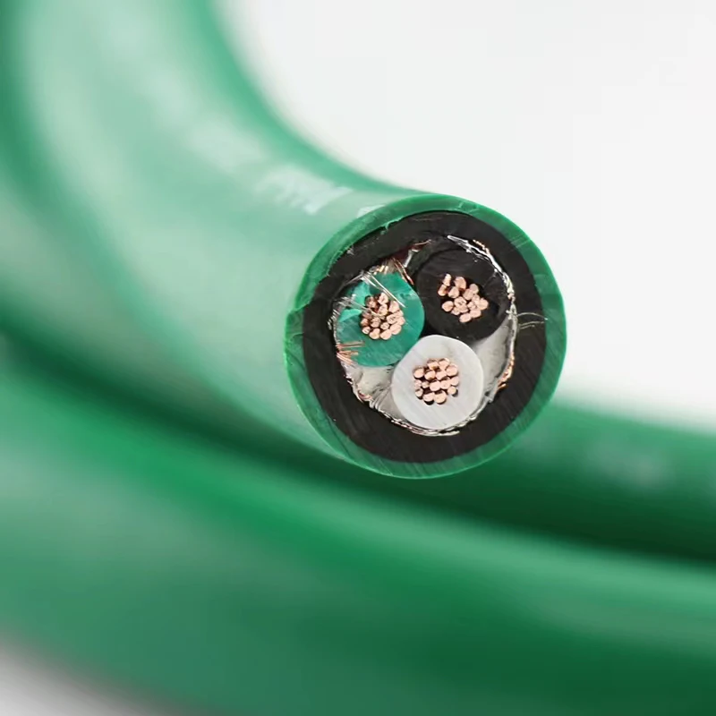 Hi-End 2328 5N Prata chapeado cobre puro trança AC cabo de alimentação 11AWG hifi núcleo de alimentação Audiophile linha principal cabo