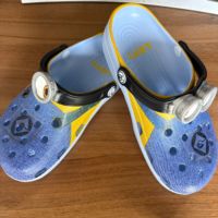 Minions Adult Hole Sandals Slippers Sandals  Big Eyes Eva Anime Home Outdoor Beach Non-Slip Shoes Summer Slippers For Adult