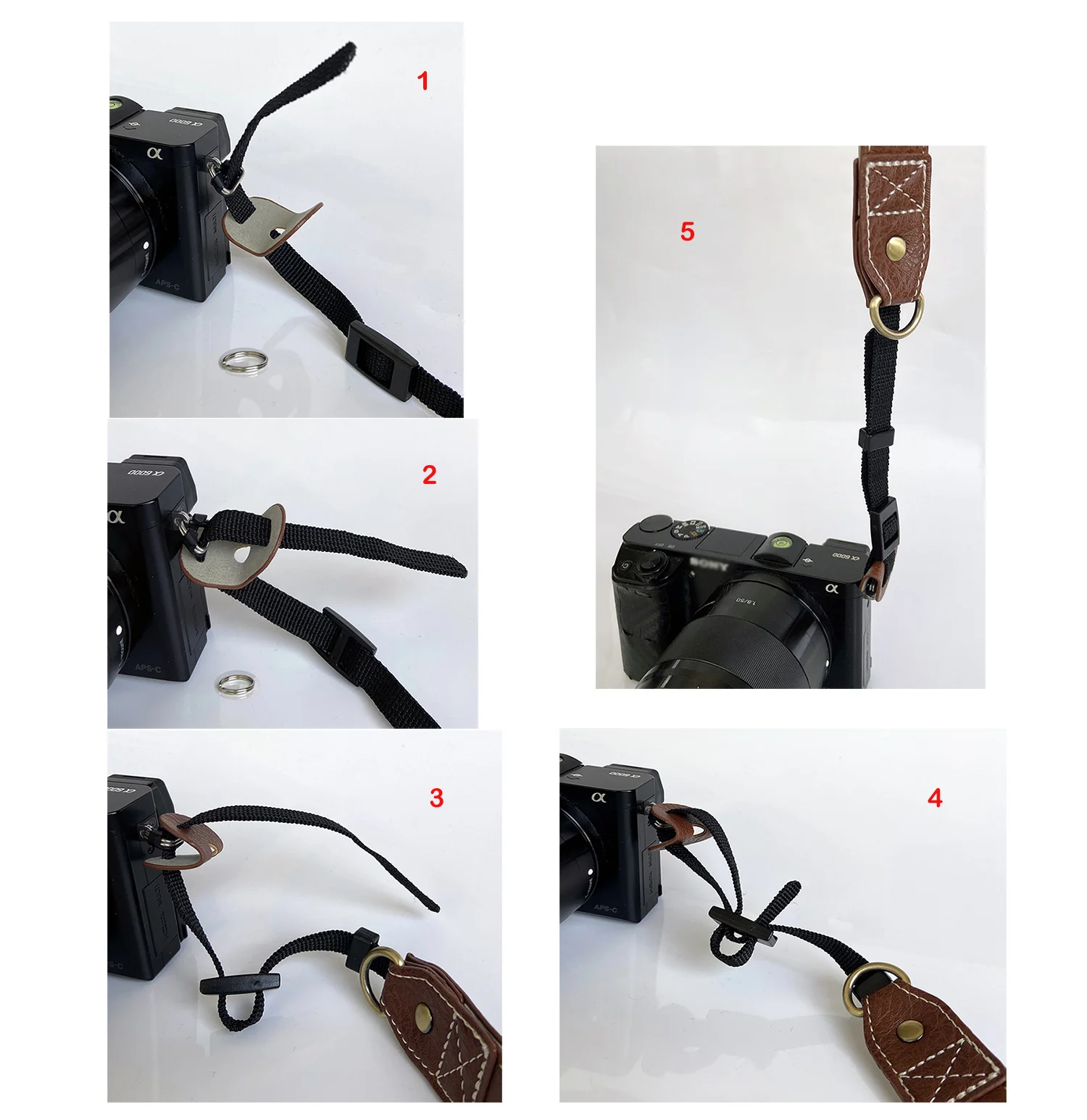 Correa de hombro para cámara Retro para Nikon ZF ZFC Z30 Z50 Z5 Z6 Z7 Sony A6400 A6700 A7 A7CII cinturón Universal