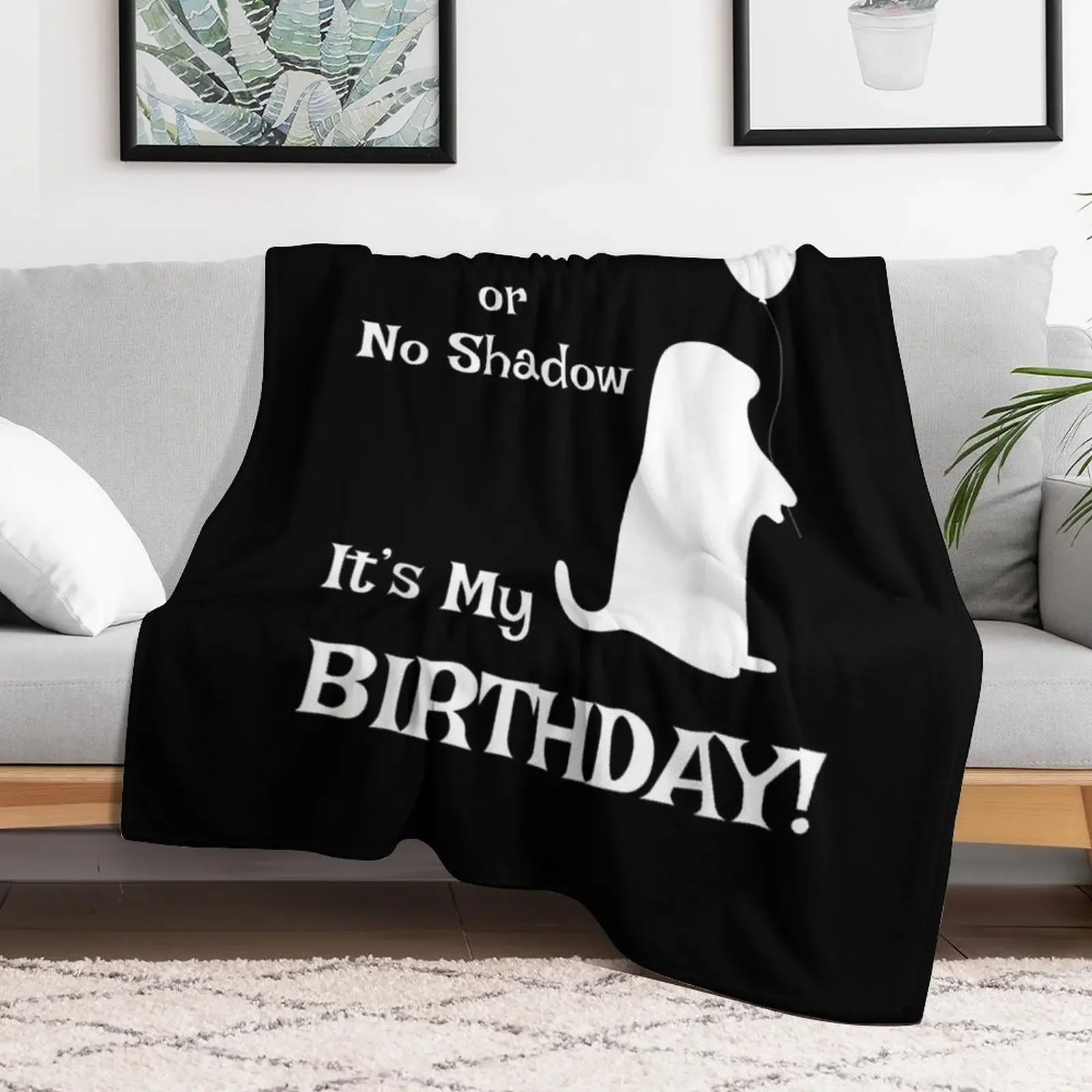 Groundhog Day Birthday Shirt Perfect February 2nd Gift Tee born on February 2nd Groundhog Shirts happy Throw Blanket