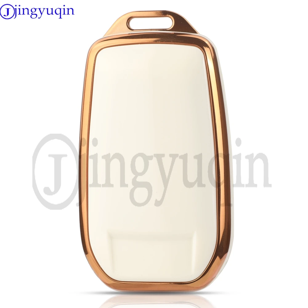 jingyuqin TPU Auto Remote Car Key Case Cover For Toyota CHR Hilux Fortuner Land Cruiser 200 Camry Corolla Crown RAV4 Highland
