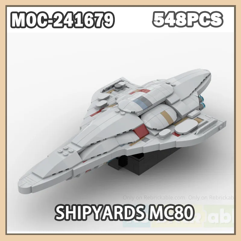 MOC-241679 حوض السفن MC80 بنة نموذج الطوب مجموعة الهدايا الإبداعية العلوم عيد الميلاد مجمع الكبار 548 قطعة #1