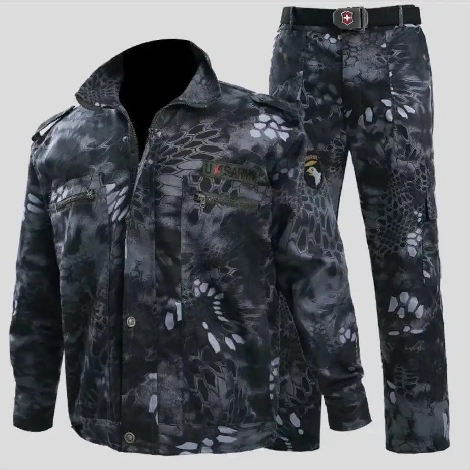 Ukrainian wild military academy outdoor training camouflage suit for men and women
